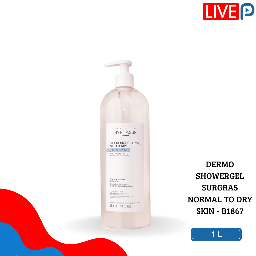 DERMO SHOWERGEL SURGRAS NORMAL TO DRY SKIN