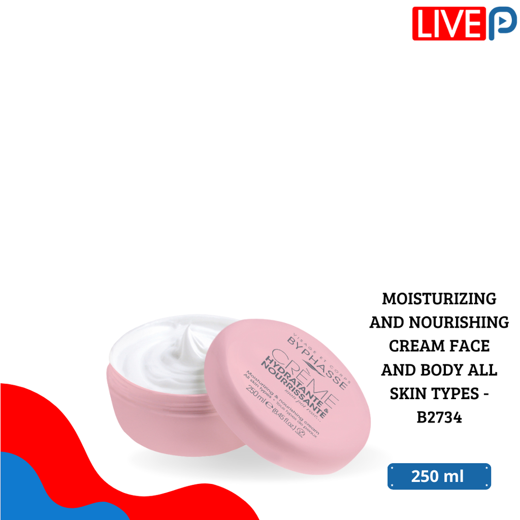 MOISTURIZING AND NOURISHING CREAM FACE AND BODY ALL SKIN TYPES