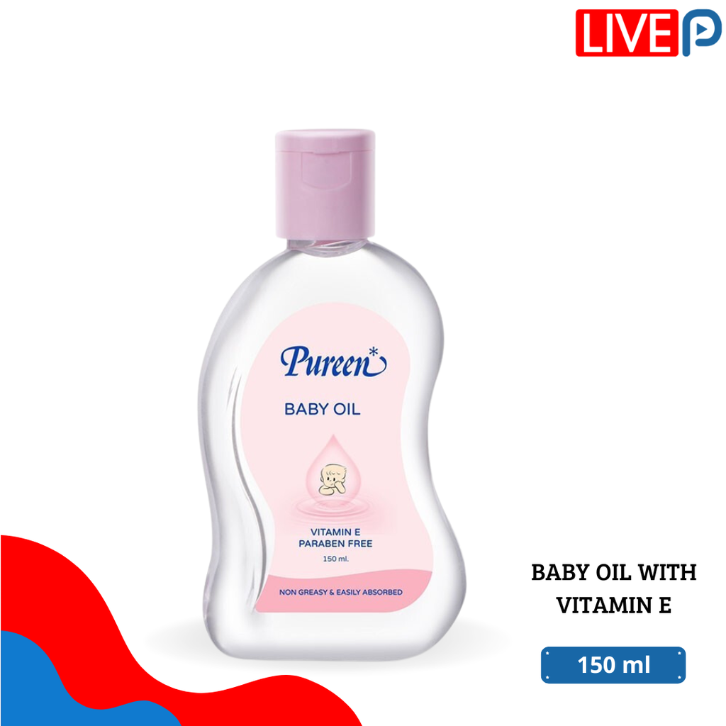 BABY OIL WITH VITAMIN E