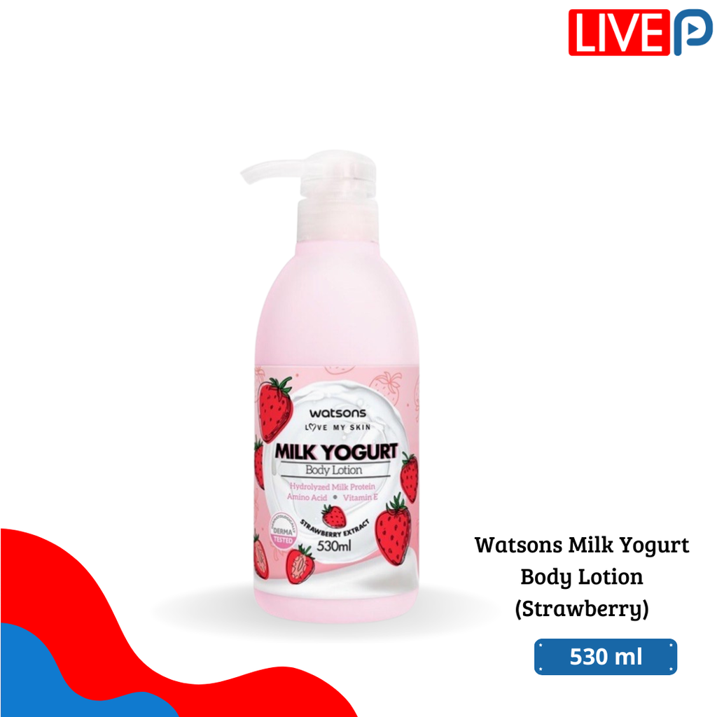 Watsons Milk Yogurt Body Lotion (Strawberry)