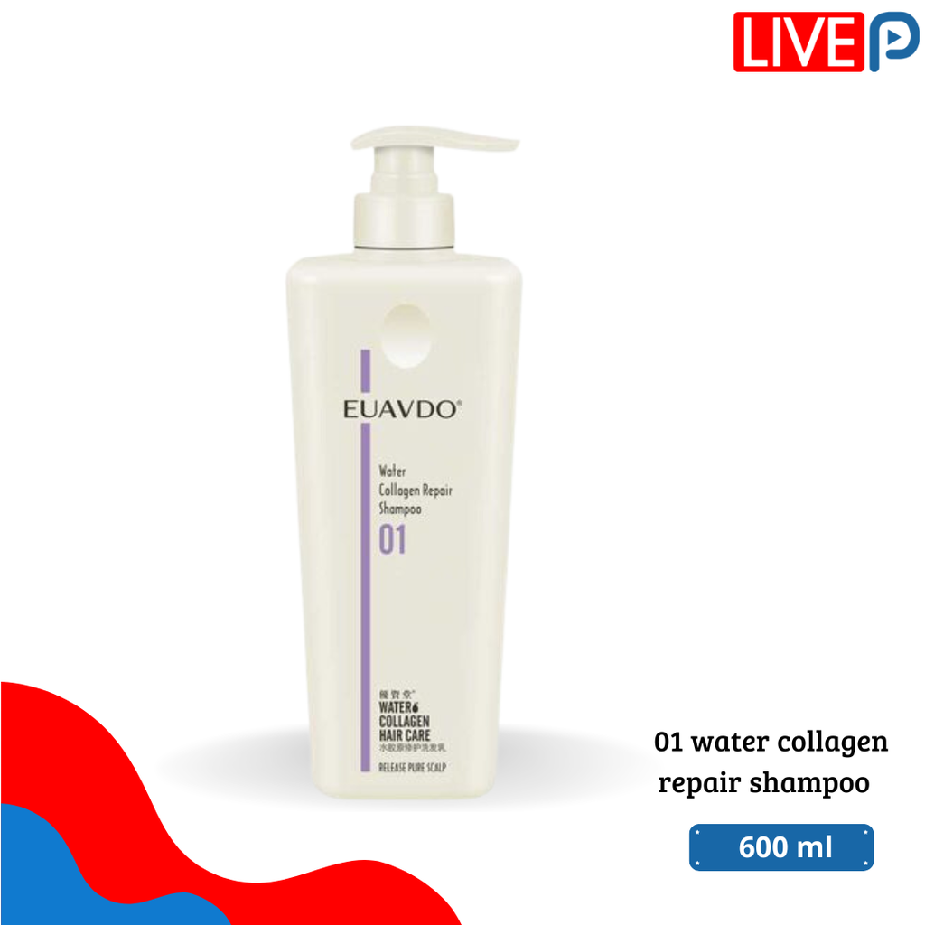 01 water collagen repair shampoo  600ml