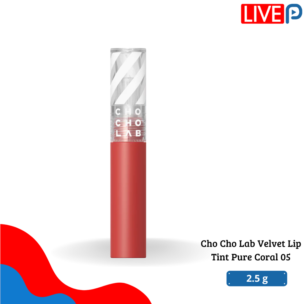 Cho Cho Lab Velvet Lip Tint Pure Coral 05