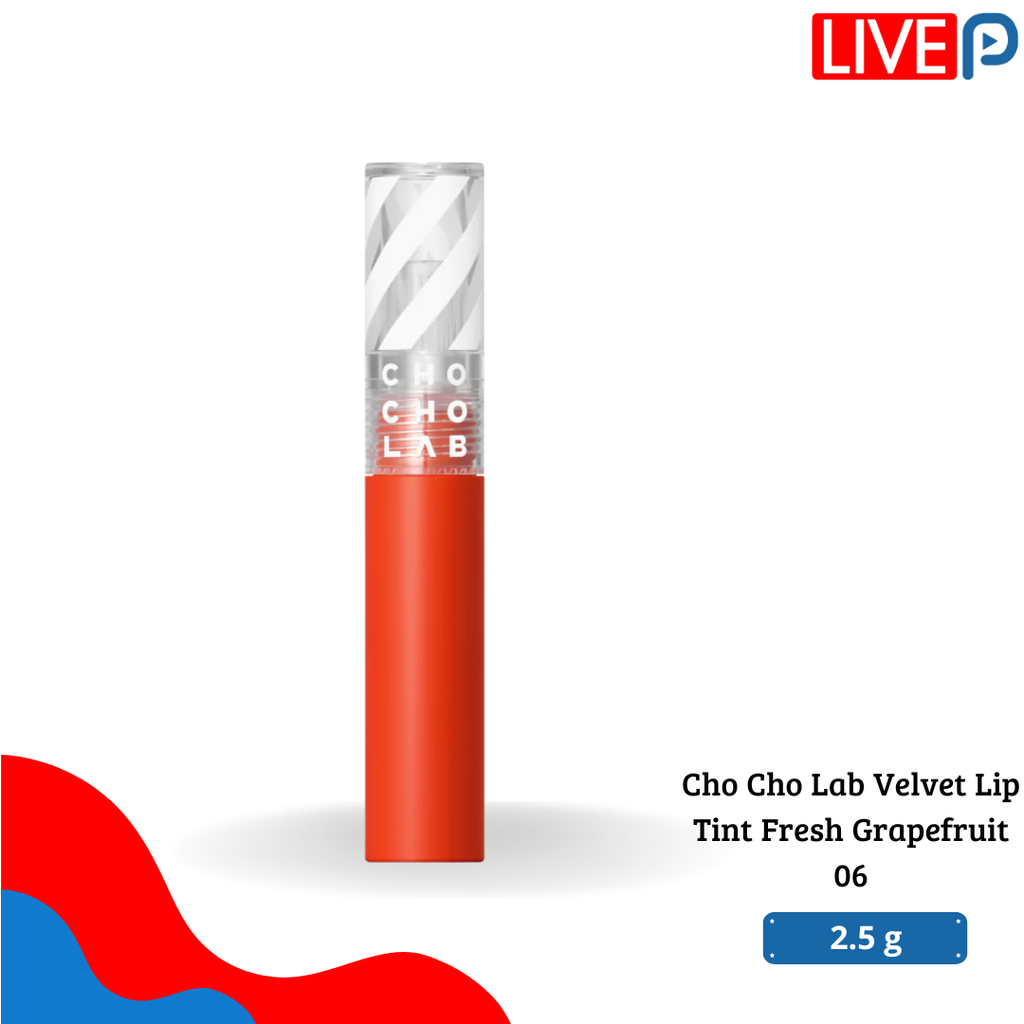 Cho Cho Lab Velvet Lip Tint Fresh Grapefruit 06