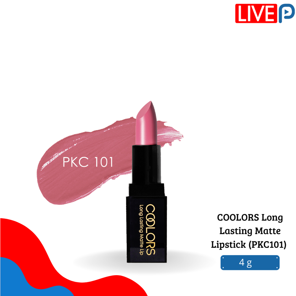 COOLORS Long Lasting Matte Lipstick (PKC101)