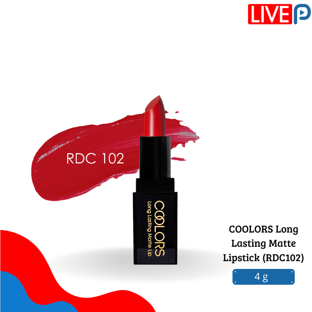 COOLORS Long Lasting Matte Lipstick (RDC102)