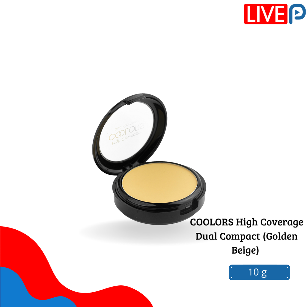 COOLORS High Coverage Dual Compact (Golden Beige)