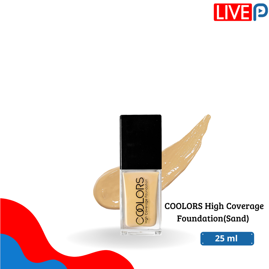 COOLORS High Coverage Foundation(Sand)