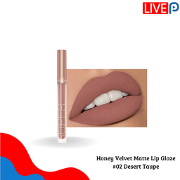 Honey Velvet Matte Lip Glaze #02 Desert Taupe