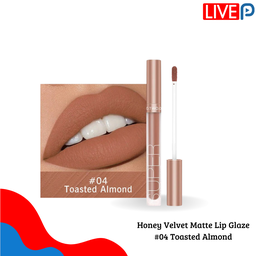 Honey Velvet Matte Lip Glaze #04 Toasted Almond