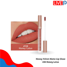 Honey Velvet Matte Lip Glaze #08 Honey Lotus