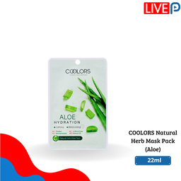 COOLORS Natural Herb Mask Pack  (Aloe)