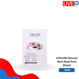 COOLORS Natural Herb Mask Pack  (Pearl)