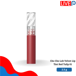 Cho Cho Lab Velvet Lip Tint Red Tulip 01