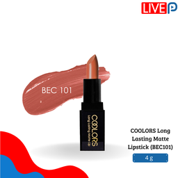 COOLORS Long Lasting Matte Lipstick (BEC101)