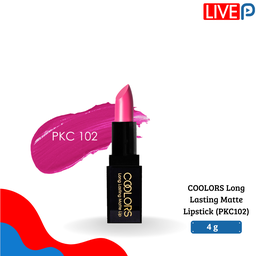 COOLORS Long Lasting Matte Lipstick (PKC102)