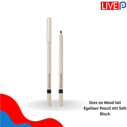 [HP016] Dote on Mood Gel Eyeliner Pencil #01 Soft Black